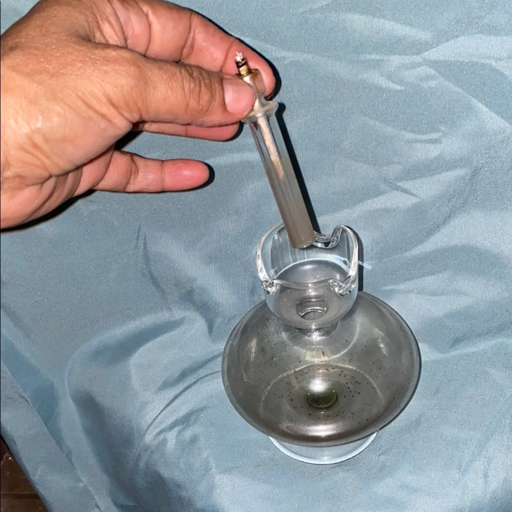 Box48 Vintage Elegant Oil Glass Lamp